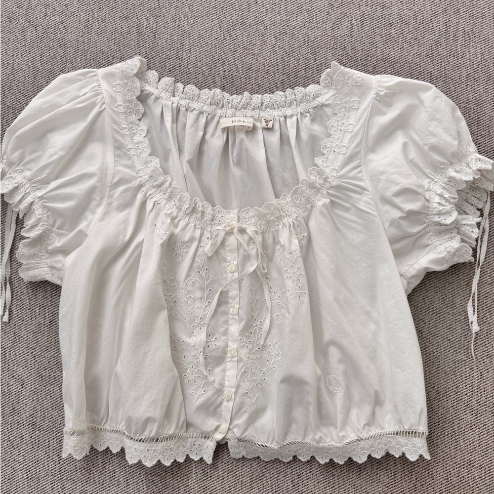 DÔEN Nera top in Salt